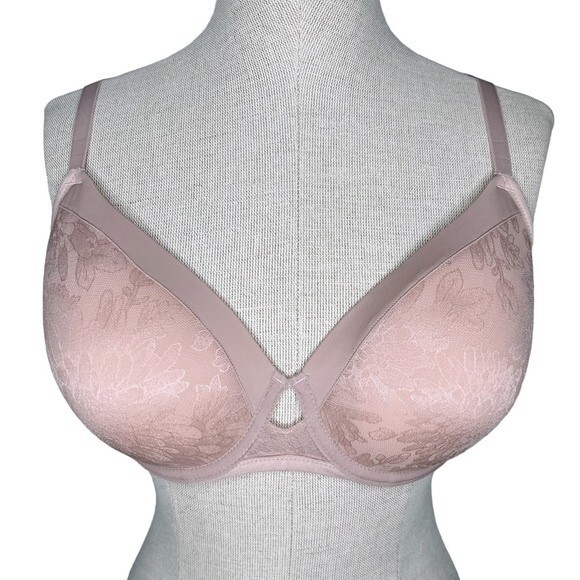 Soma Lightest Lift Modern Coverage Bra sz 36D * Adobe Rose Spacer Foam T-Shirt - Picture 1 of 7